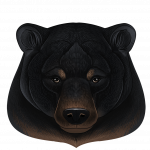 Mae the Black Bear Mascot